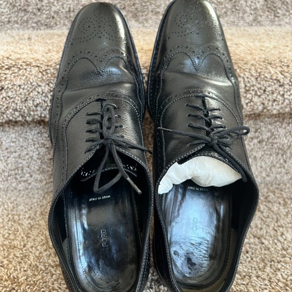 Tom Ford Men\'s  Black Leather Brogues Lace Up Shoes. main image 14